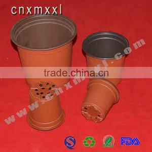 Lowest Price Soft Brown Color Plastic Flower Pot Flowers Brown Flowers thumbnail-3
