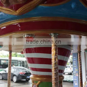 Newest Carousel Games for Kids Ride on Horse Amusement Park Rides Coin Pusher Arcade Game Machine for Sale thumbnail-6