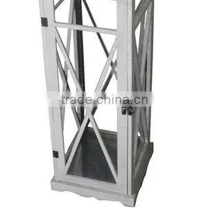 Normal Style Iron Lanterns Wooden Made for Home Decoration thumbnail-6