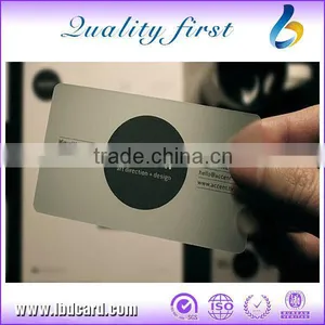 Business Cards Frosted Transparent PVC Cards thumbnail-1