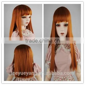 New Arrival Synthetic Orange Straight 1/3 BJD Doll Wig thumbnail-1