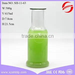 2016 New Style 315ml Beverage Glass Bottle for Juice With Screw Metal Lid thumbnail-3