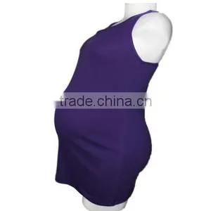 2016 New Plus Size Maternity Cotton Camisole Top for Pregnant Woman thumbnail-1