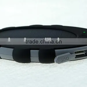 IPX6 Waterproof 5000mah Portable Solar Energy Power Bank thumbnail-4