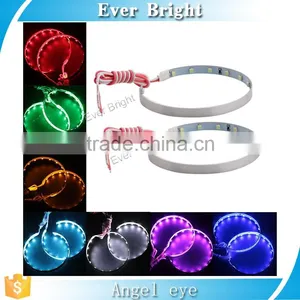 New Product Colorful Led Devil Eyes Angel Light 12V Evil Eye for 3''inch Car Projector Lens thumbnail-1