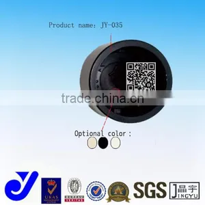 JY-A035|Black Rubber Round Foot Cover|Rack Pipe End Cap for Coated Pipe|Plastic Lean Tube Joint thumbnail-1