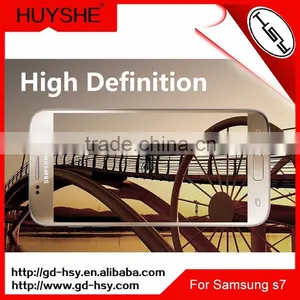 HUYSHE Hot Selling 3D Tempered Glass for Samsung Galaxy S7 Screen Protector thumbnail-2