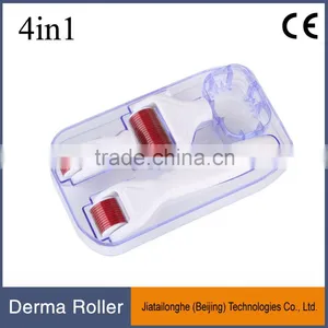 Stainless Micro Needle Therapy Derma Roller Kits Skin Care Beauty 4 in 1 Derma Roller thumbnail-3