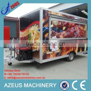 New Exporting 3.0 Long Mobile Fryer Food Cart thumbnail-2