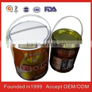 China Chemioal Round Tin Packing Cans With Chemical Round Tin thumbnail-1