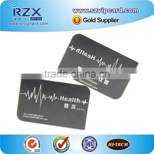 Irregular Shape Black Plating Stainless Steel Metal Business Card thumbnail-1