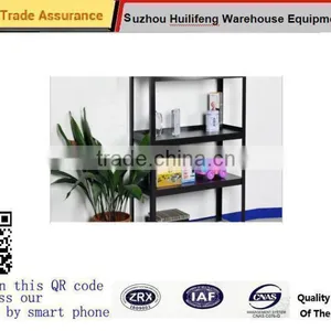 Durable Black Boltless Rivet Shelving Retail 600*300*1520 Metal Racks For Storage thumbnail-3