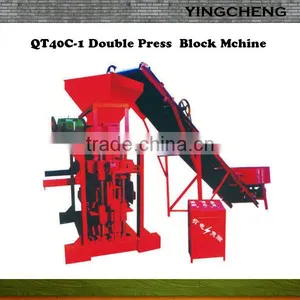 Low Price Semi Automatic QT40C-1 Hidraulic Building Block Machine/semi Automatic Brick Factory thumbnail-1