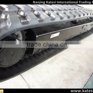Rubber/Steel Track Undercarriage/Chassis for Crawler Machines With Load Capacity 0.5 Ton to 50 Ton Made by China thumbnail-1