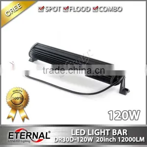 120W 22" 4x4 Racing Vehicles Excavator Forklift Mining Trucks Crane Bull Dozer Industrial Equipments Driving Led Light Bar thumbnail-4
