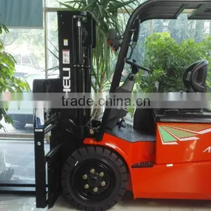 China Top1 Manufacturer Brand Heli Electric Forklift 3 Ton thumbnail-3