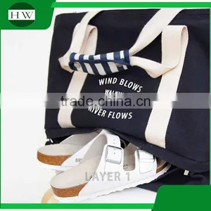 China Supplier Foldable Canvas Luggage Travel Bag Set thumbnail-2