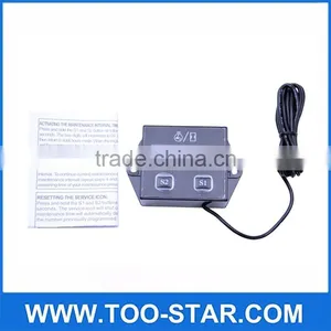 Black LCD Digital Tach/Hour Meter Tachometer Gauge For 2/4 Stroke Gas Engine thumbnail-1