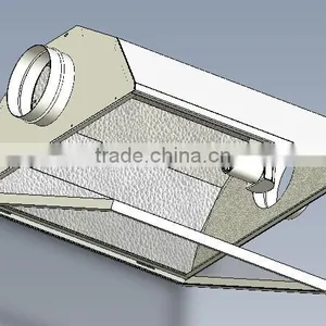 Hydroponics Air6" or Air8" E39 E40 Base Socket HPS MH Grow Light Air Cool Aluminum Reflector Hood thumbnail-4