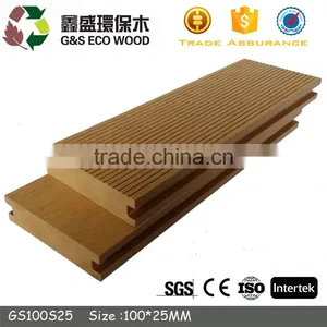 Balcony Floor Covering Composite Outdoor Decking Anti-uv Solid Wpc Walkway Decking Board thumbnail-2