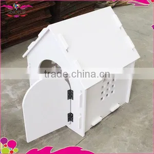 Factory Outlets, Wholesale Design Custom WPC Wood Rabbit Cage thumbnail-1