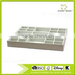 Faux Leather 21-division Drawer Tray, Accessory Show Box thumbnail-1