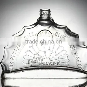 Unique Shaped Wine Glass Bottle/clear Glass Bottles With Screw Cap/odd-shaped Glass Wine Bottle thumbnail-1