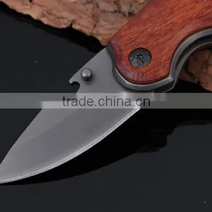 Accept Custom Multifunction Folding Knife With Wood Handle thumbnail-6