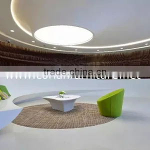 2016 New Design Corian /Hi Macs Shaped Waiting Bench for Public Place thumbnail-1