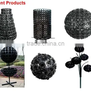 Flower Ball Planter Hanging Basket Plastic Ball Planter thumbnail-3