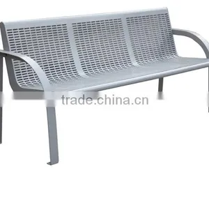 Arlau Outdoor Park Iron Garden Bench thumbnail-4