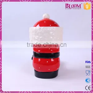 Unique Shoe Shaped Ceramic Christmas Gift Seal for Cookie Jar thumbnail-2