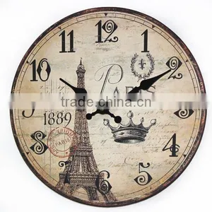 Promotion Wooden Clock on Wall thumbnail-1