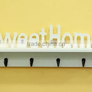 Wall Shelf Wood Coat Rack Wall Hanger thumbnail-1