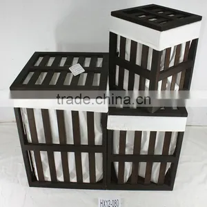 Storage Wood Crate With Lid thumbnail-1