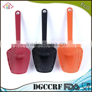 NBRSC Nylon Colander Strainer Slotted Spoon Scoop Server Drain Pasta Veg Kitchen Cooking Serving Aid thumbnail-1