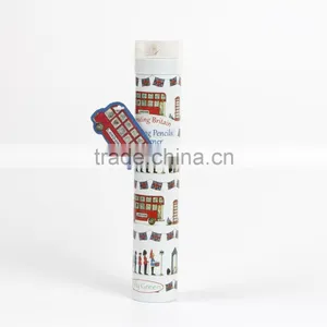 Wholesale Standard Pencils , 12 Colored Pencils Sharpener in Britain Painting Iron Box thumbnail-1