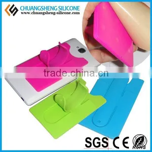Hot Selling Promotion Gifts 3M Silicone Cell Phone Sticker Card Holder thumbnail-3