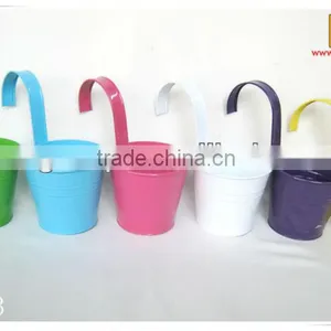 Zinc Hanging Basket Powder Coated Flower Planter thumbnail-2
