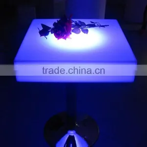 PE Waterproof IP65 and Infrared Remote Control Bar Table thumbnail-2