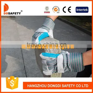 DDSAFETY Leather Working Glove With Reinforcement Palm thumbnail-1