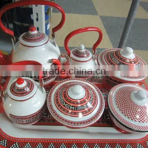 Dubai and Saudi Arabia Enamelware Enamel Plate thumbnail-6