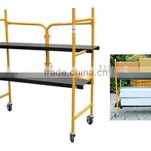 4'' Steel Mini Folding Mobile Scaffold thumbnail-1