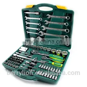 Berrylion 82pcs Socket Wrench Set Mirror Finished Multifunction Socket Set thumbnail-1