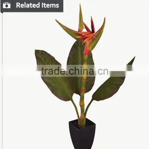 Artificial Bonsai Leaves Green Artificial Bamboo Tree Tall Phyllostacgys Edulis Bamboo thumbnail-3