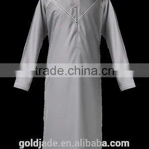 2016 Latest Islamic Clothing Men's Abaya Muslim Throbe thumbnail-6