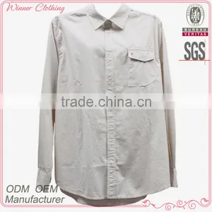 Office Casual Wear Shirt Women Elegant 100%cotton Formal Shirt Loose Fit Solid White Shirt thumbnail-1