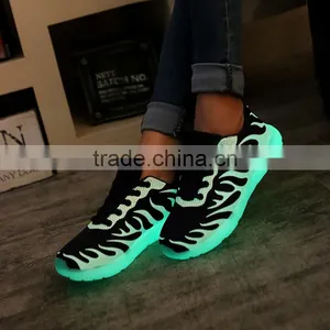 Top Level Fashion Design Glow In The Dark Shoes Luminous Shoes thumbnail-2