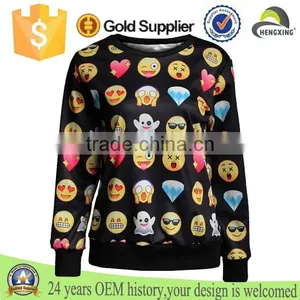 New Fashion Custom Sublimation Printing Cartoon Long Sleeve Pullover Hoodies / Sweatshirt thumbnail-3