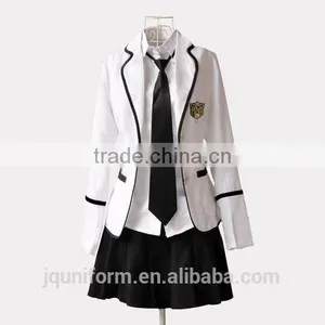 Juqian Wholesale Factory Price Blazer Suits Design School Uniform/Customized Western Style Blazer Nice High School Uniform thumbnail-2